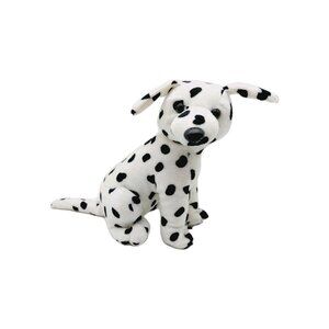 Dream Play Dalmatian Puppy Dog Plush Stuffed Black White 9"